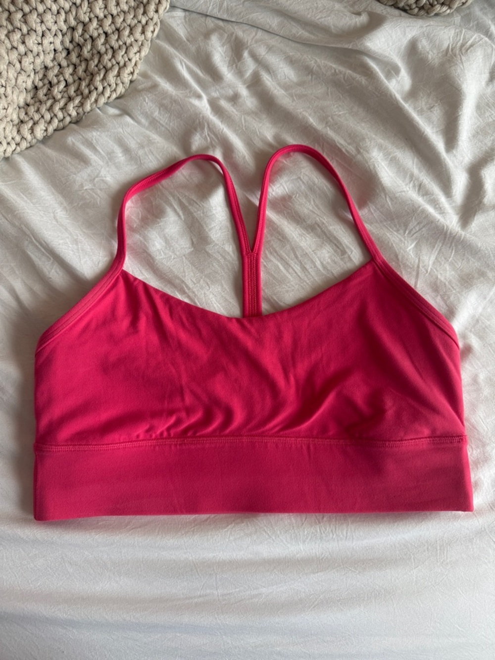 lululemon athletica Hot Pink Strappy Sports Bra